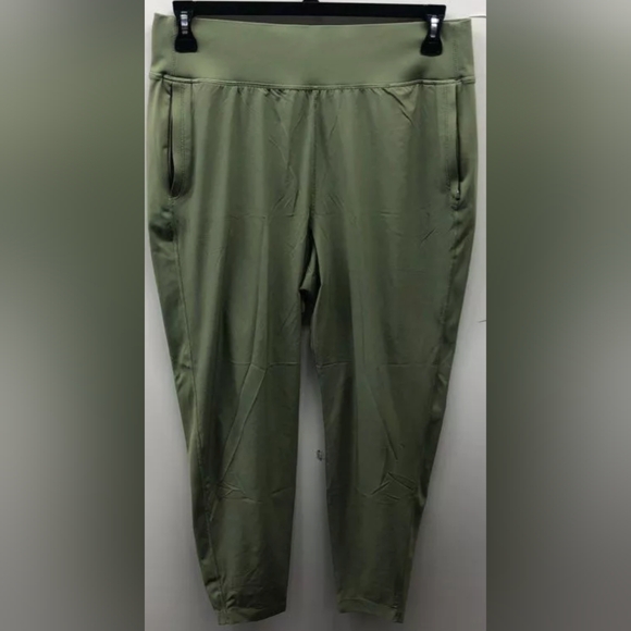 Athleta Run With It Pant Eucalyptus Green Tapered Joggers Size L MSRP $98 - Picture 3 of 7